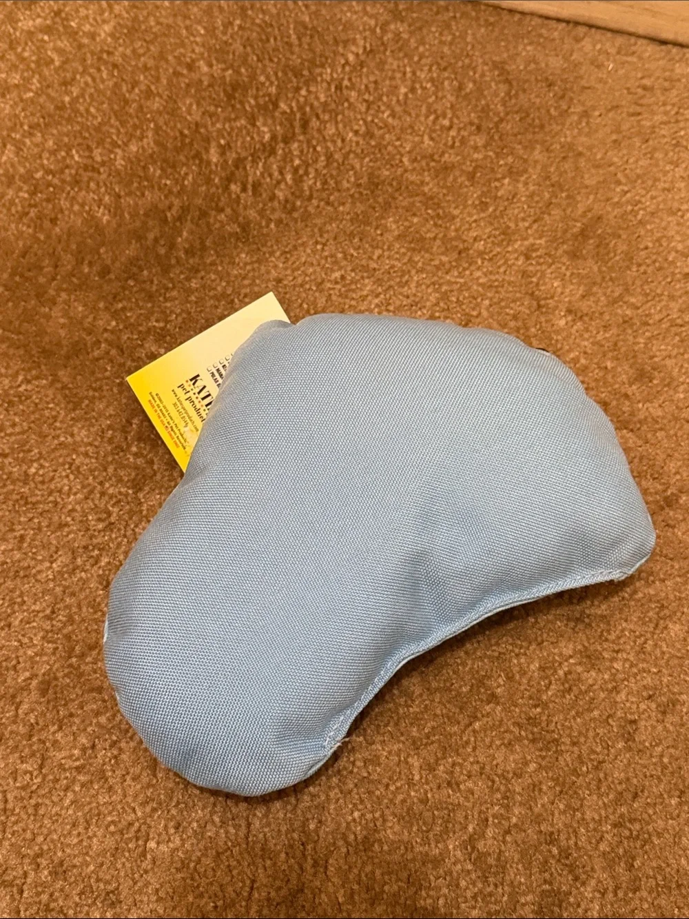 Manatee Plush Toy Pillow - Blue & Cream